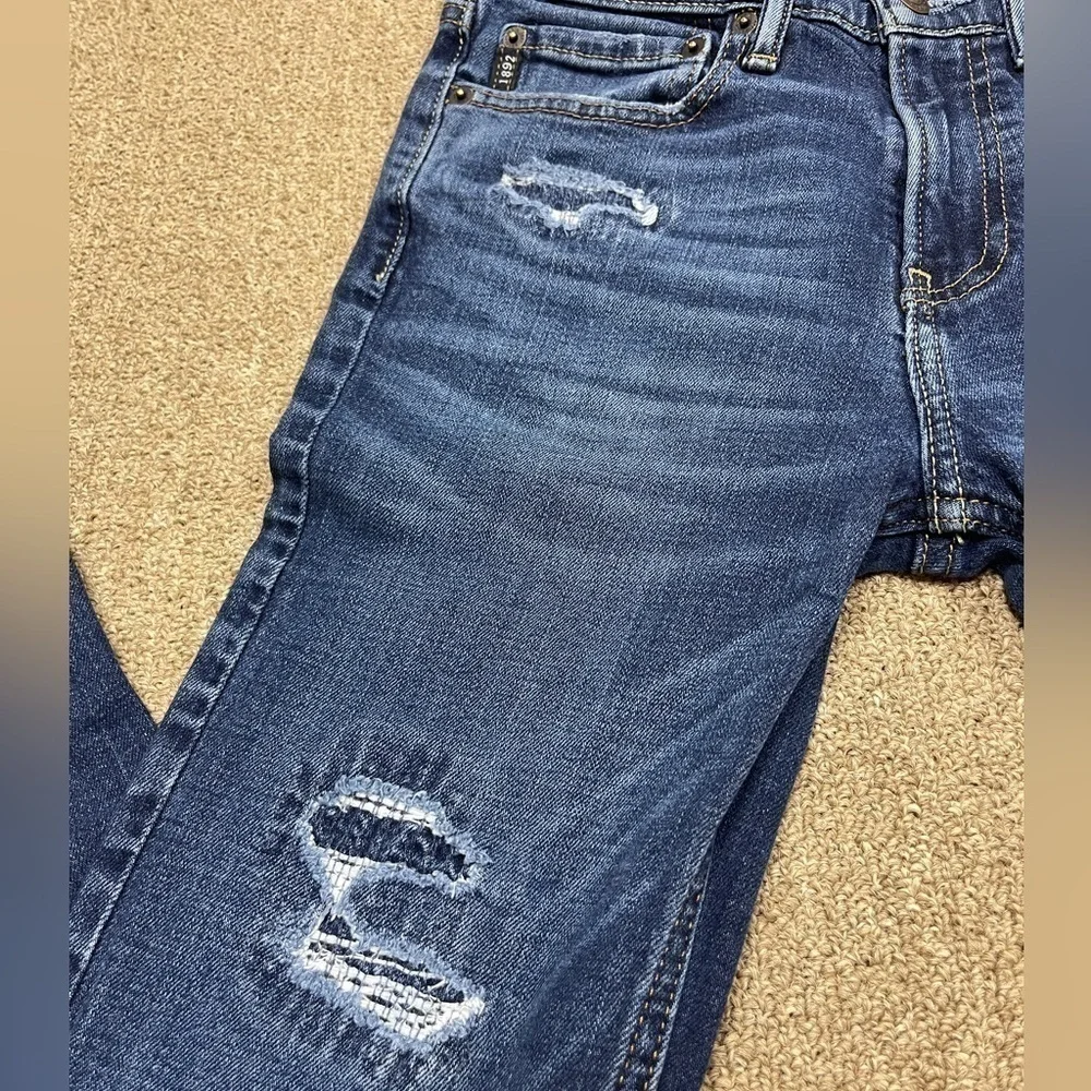 Abercrombie Kids: Boys Distressed Blue Skinny Jean, Boys 15/16